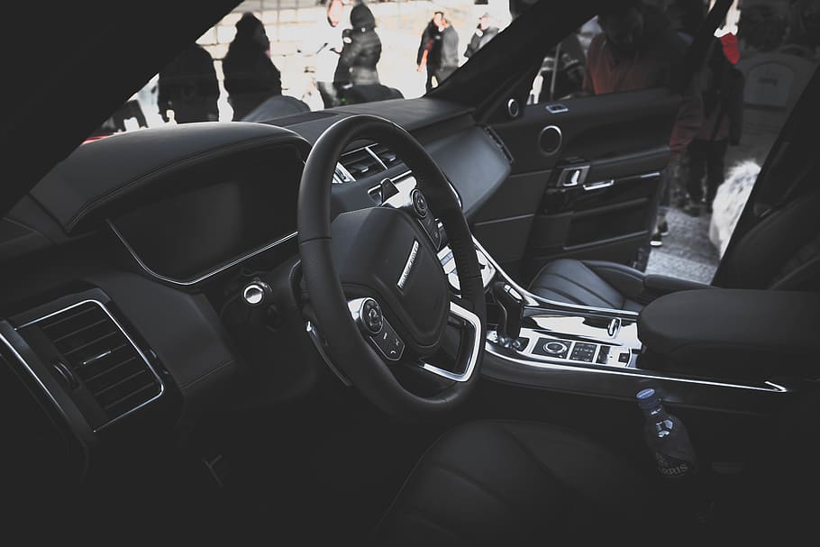 car, interior, rangerover, mode of transportation, land vehicle HD wallpaper
