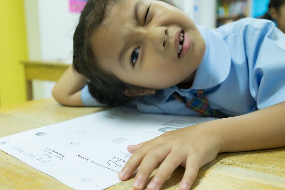 thailand, school, children, childhood, one person, indoors HD wallpaper