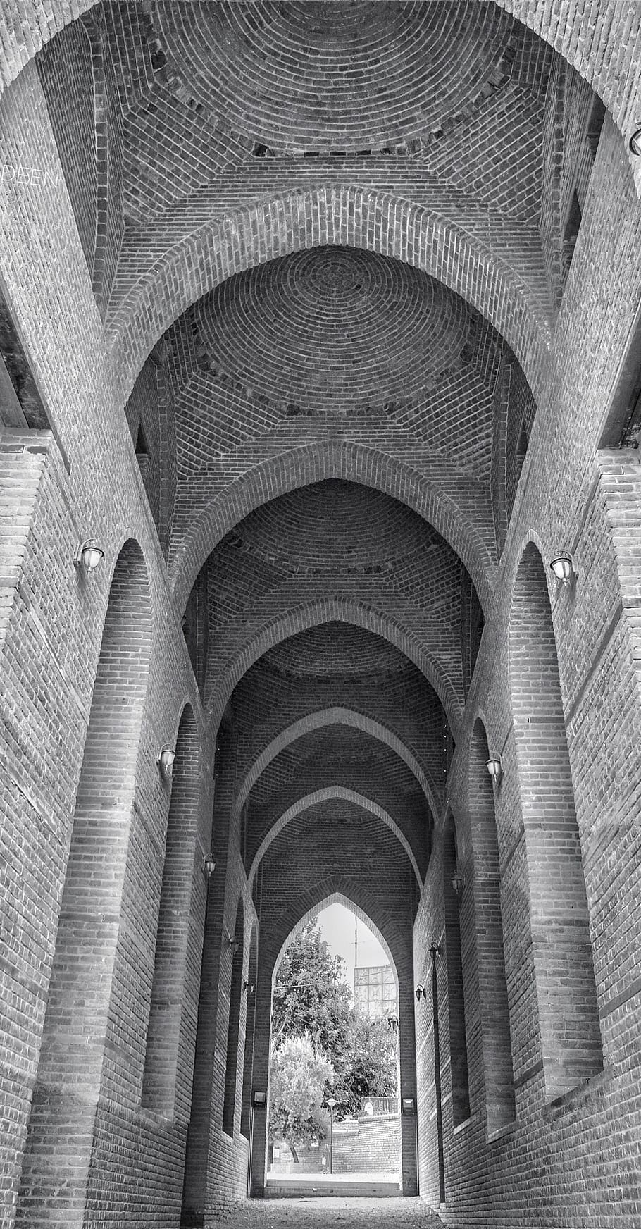 iran, arch, architecture, built structure, no people, day, indoors HD wallpaper