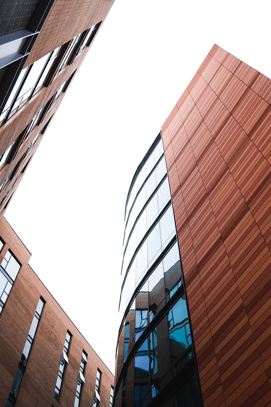 brown concrete building, city, urban, architecture, office building HD wallpaper