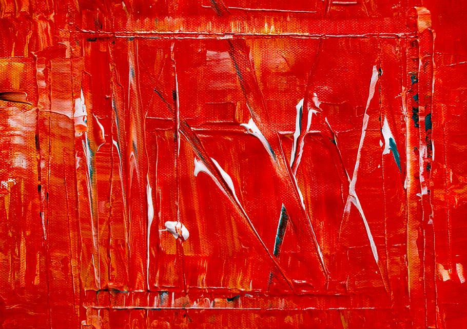 red wallpaper, full frame, no people, paint, backgrounds, wall - building feature HD wallpaper