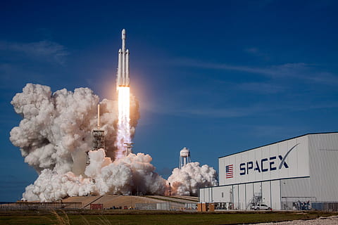 rocket ship launching during daytime, mission, propellant, explosion HD wallpaper