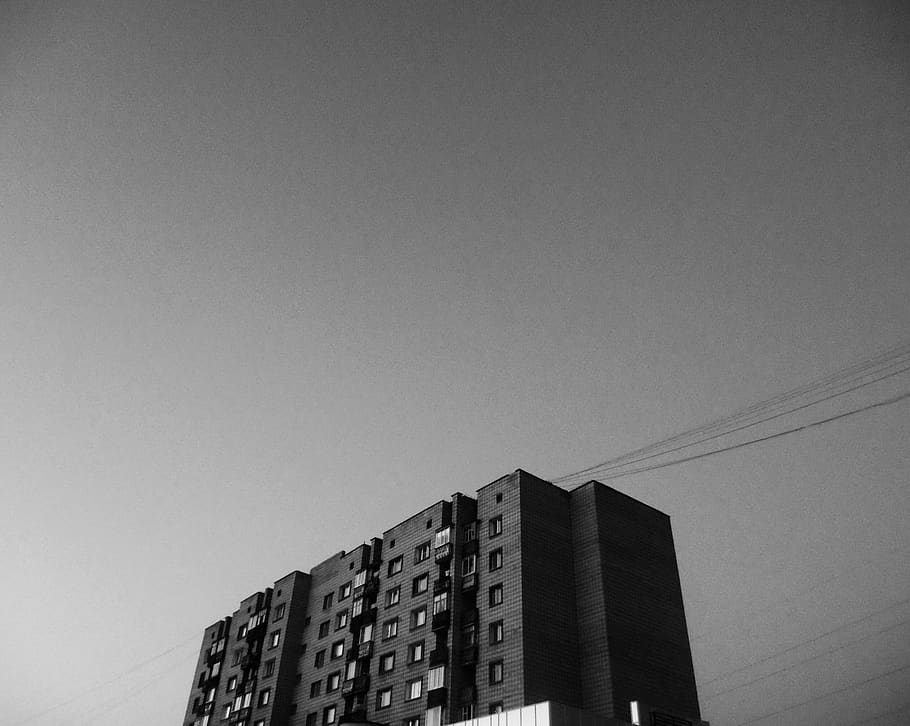 gray, building, building exterior, built structure, architecture HD wallpaper