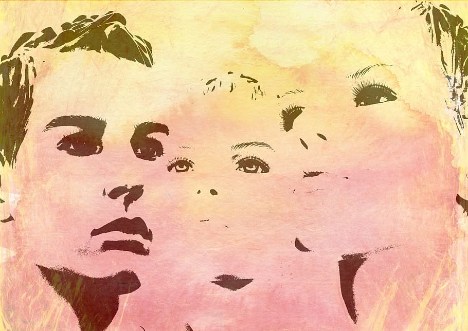 graphic, graphical, people, human, sketch, creativity, art and craft HD wallpaper