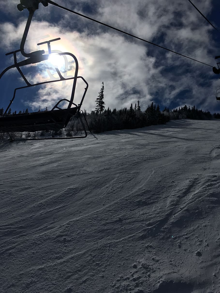 mountain, ski, skiing, snow, slopes, winter, nature, outdoors HD wallpaper