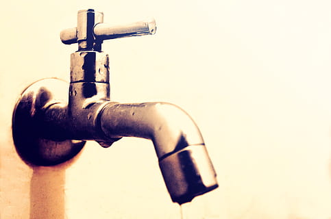 Water Tap, plumbing, close-up, indoors, no people, metal, single object HD wallpaper