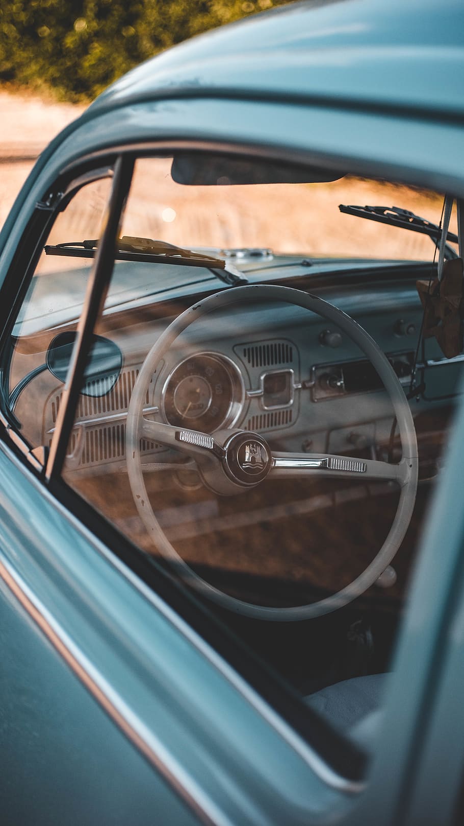 shallow focus photo of black steering wheel, transportation, vehicle, HD wallpaper