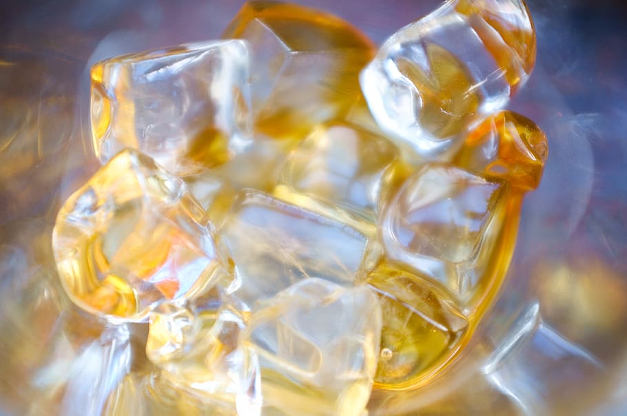 ice, abstract, light, glass, food and drink, refreshment, no people HD wallpaper