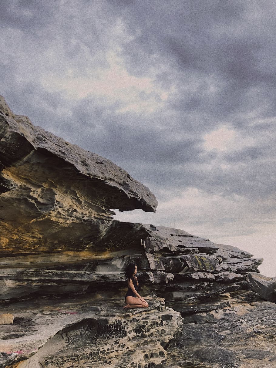 Gray and Brown Rock Formation, daylight, environment, landscape HD wallpaper