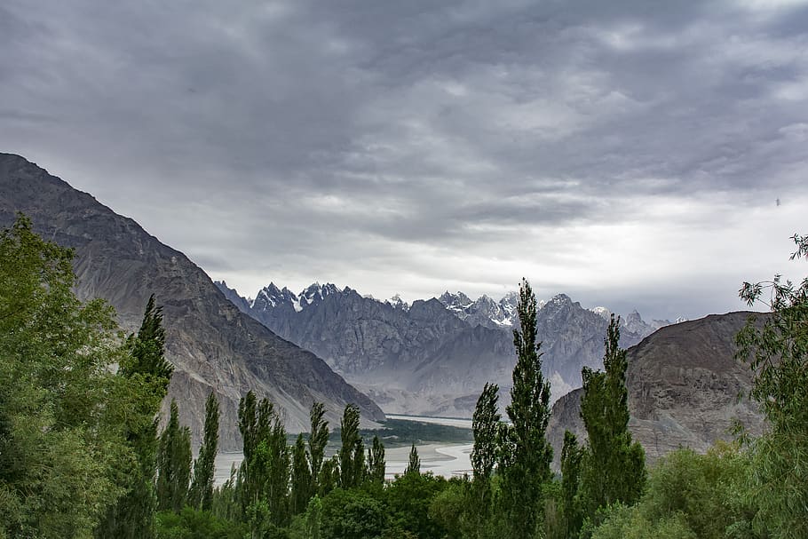 khaplu, mountains, gb, north, pakistan, skardu, nikon, nature, HD wallpaper