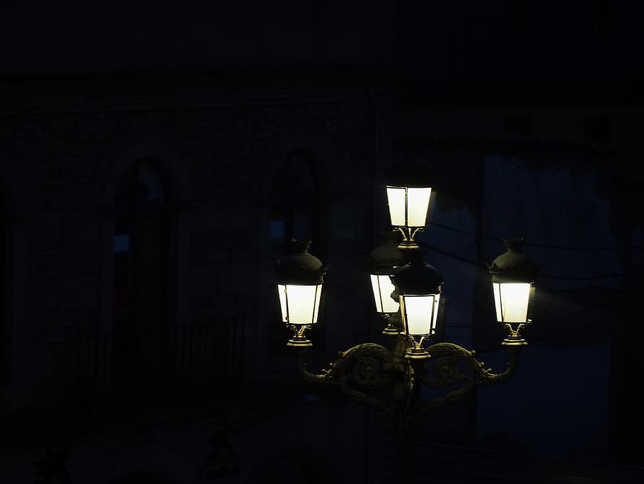 light. night, lighting equipment, illuminated, indoors, dark HD wallpaper