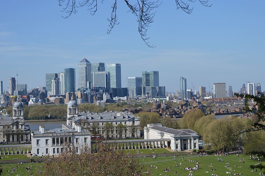 greenwich, town, england, city, architecture, park, uk, travel, HD wallpaper