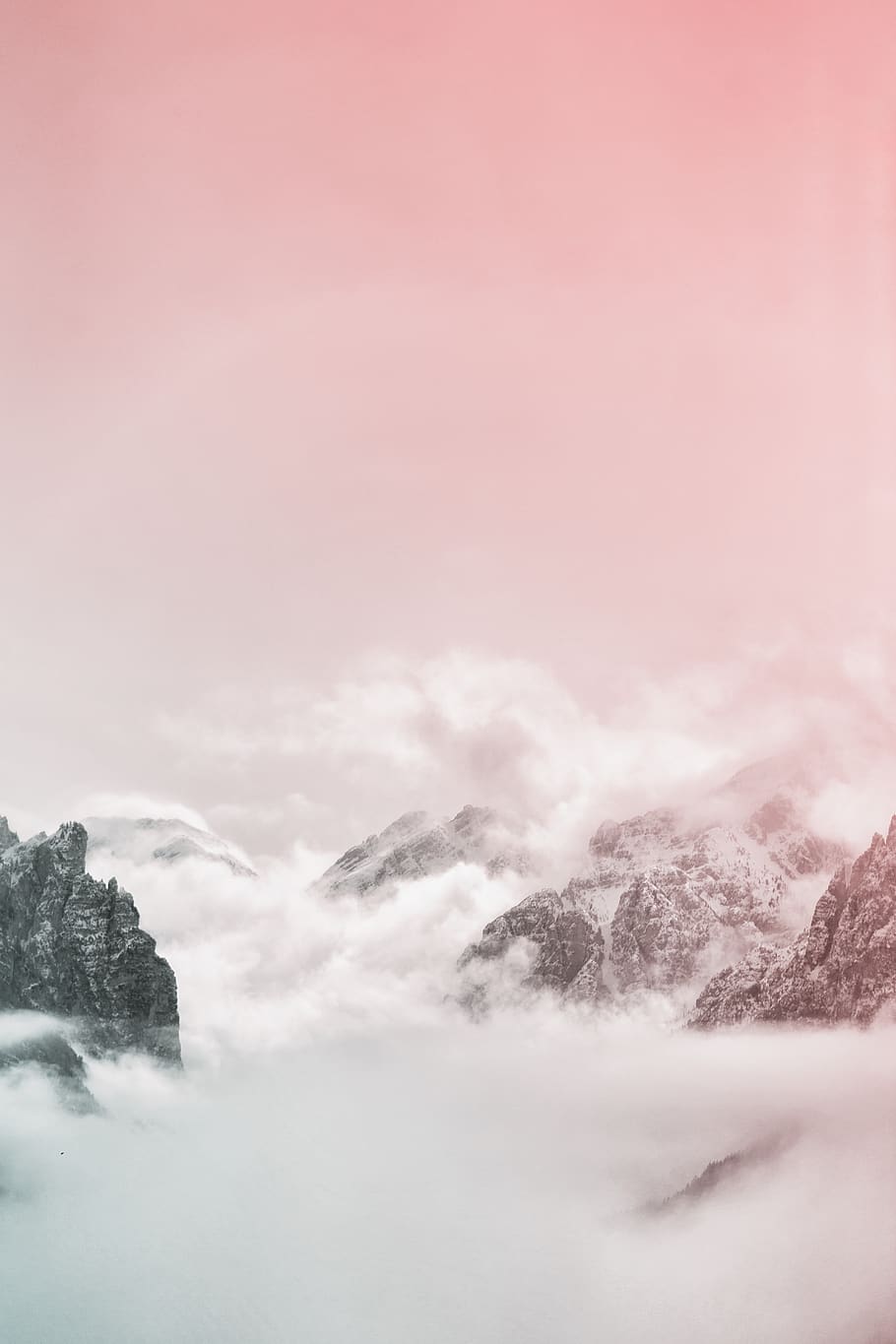 clouds and mountain, beauty in nature, scenics - nature, cloud - sky HD wallpaper