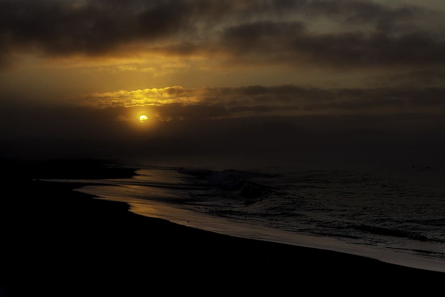 canada, tor bay, ocean, sky, sunset, cloud - sky, water, beauty in nature HD wallpaper
