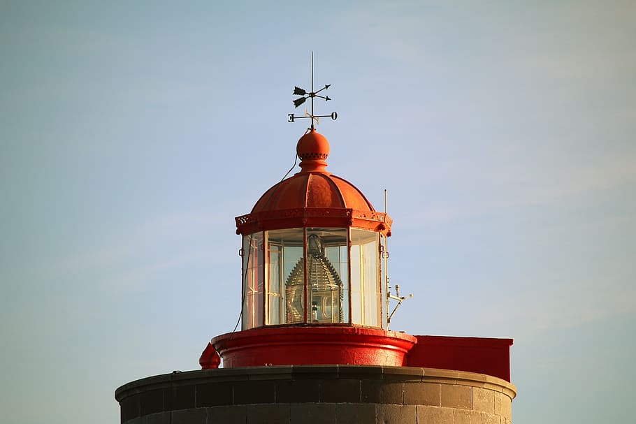 france, plouzané, le phare du petit minou, sky, built structure, HD wallpaper