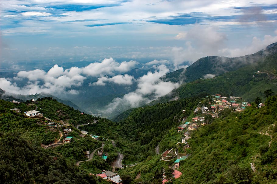 Landscape Photography, beautiful, cloudy sky, environment, high angle shot HD wallpaper