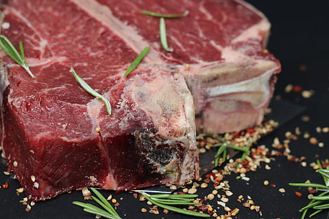 meat, beef, food, steak, pork, red meat, barbecue, t-bone, depended HD wallpaper