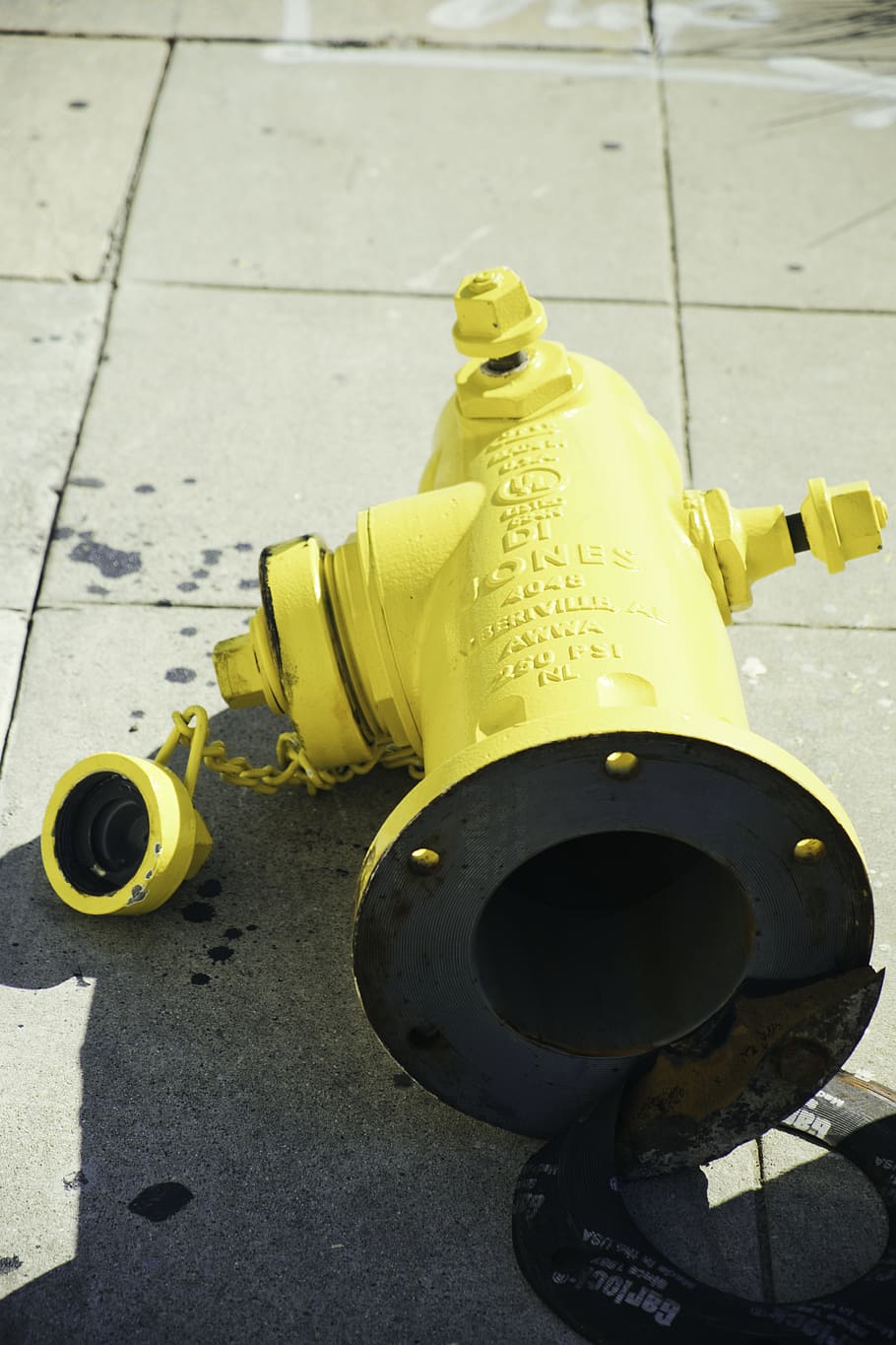 yellow fire hydrant, machine, wheel, water, wet, urban, fujifilm HD wallpaper