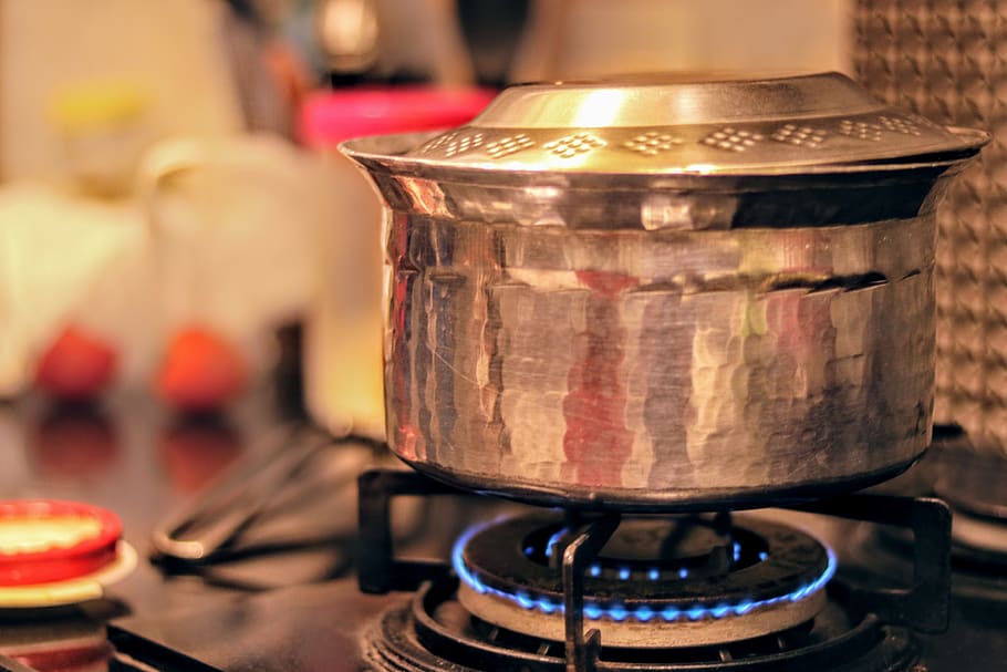 pot, boiling, meal, stew, dish, food, pottery, oven, appliance HD wallpaper