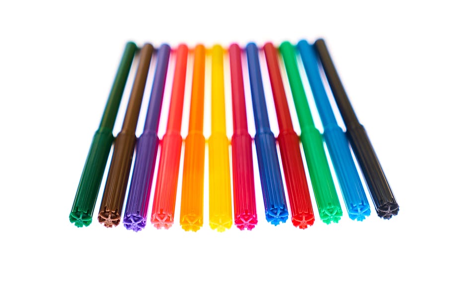 pen, school, course, colors, education, the draw, drawing, to write HD wallpaper