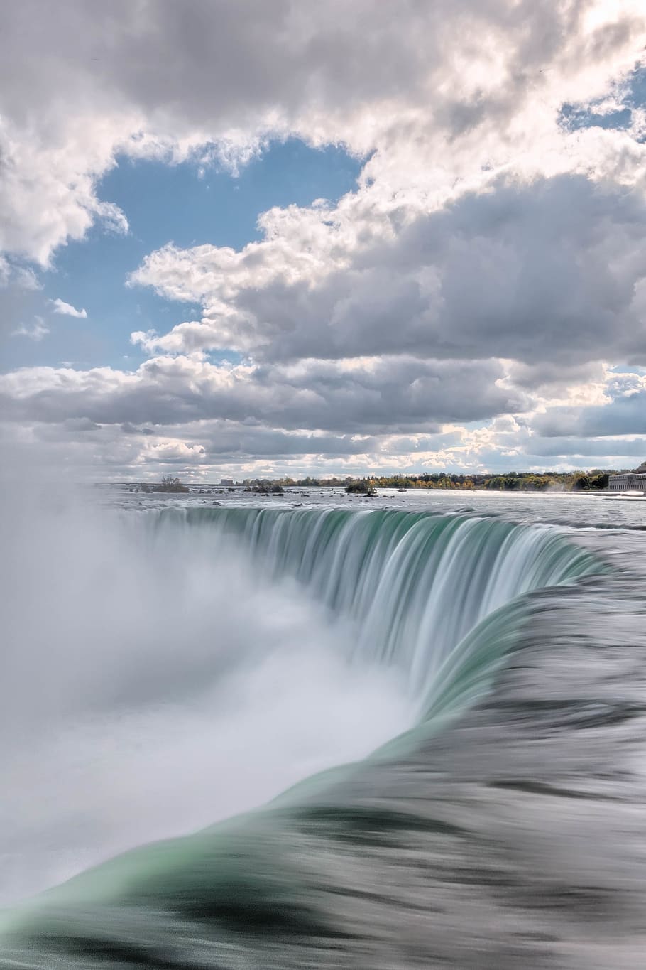 Body of Water, clouds, landscape, Niagara Falls, rocks, sea, seascape HD wallpaper