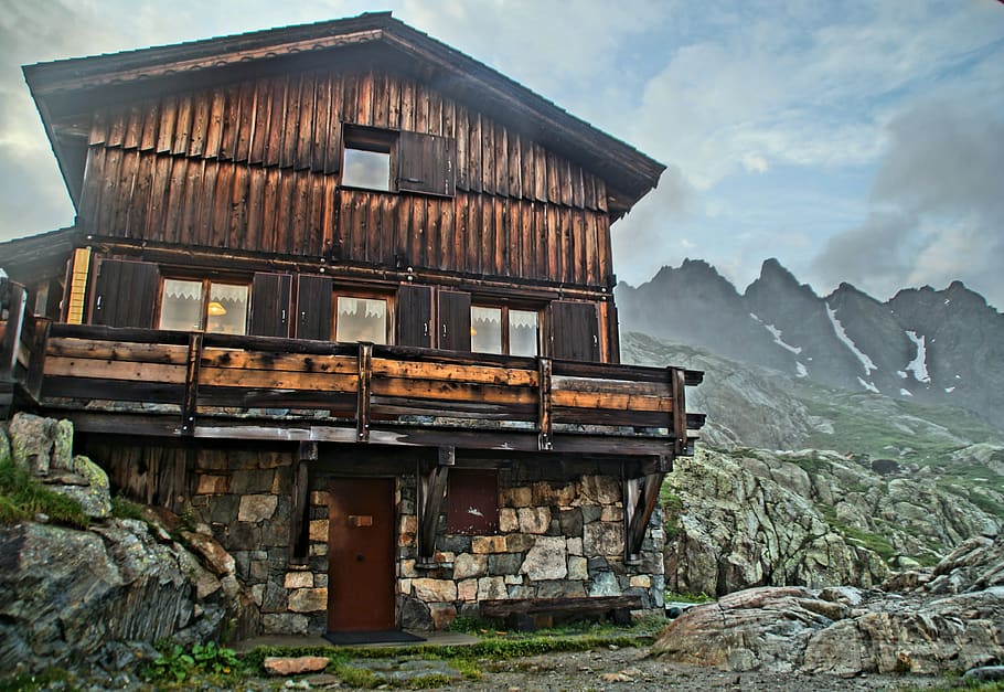 france, chamonix, lac blanc, explore, cabin, travel, europe HD wallpaper