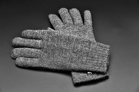 gloves, wool, warm, winter, finger, knitted, human hand, indoors HD wallpaper