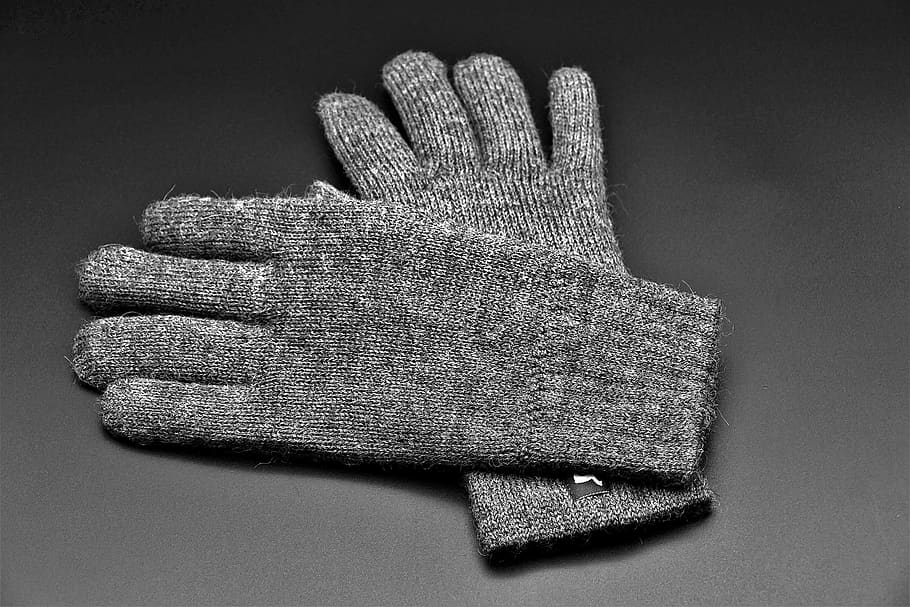 gloves, wool, warm, winter, finger, knitted, human hand, indoors HD wallpaper