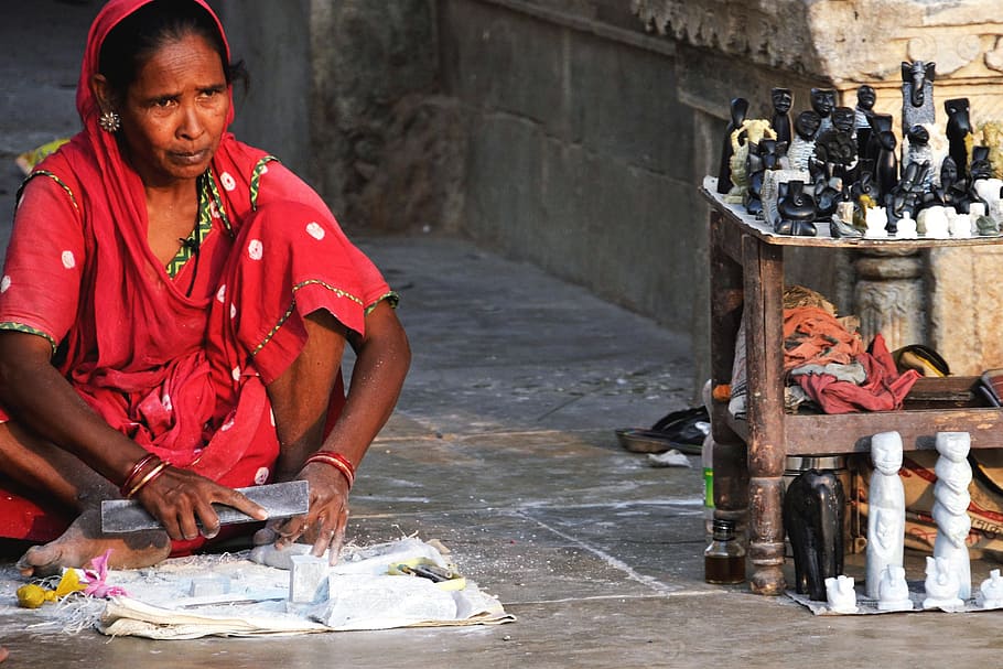 Indian Woman, people, architecture, one person, adult, occupation HD wallpaper