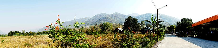thailand, mountain, plant, sky, nature, tree, landscape, scenics - nature HD wallpaper