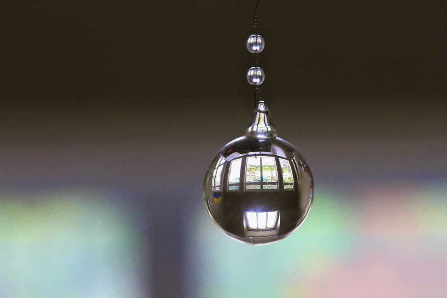 crystal, drop, reflection, upside down, hanging, no people HD wallpaper