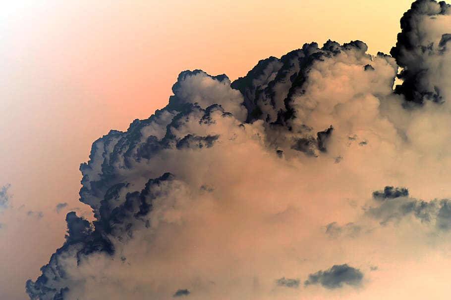 sky, scene, cloud, cloud - sky, sunset, beauty in nature, environment HD wallpaper