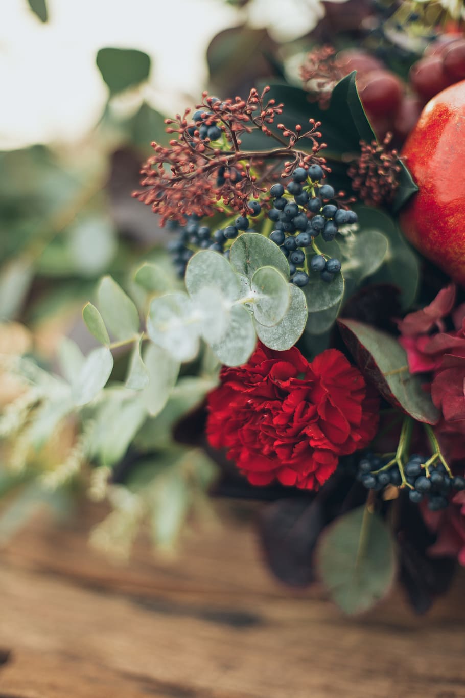 Blueberry Fruits, berries, bloom, blooming, blossom, blurred background HD wallpaper