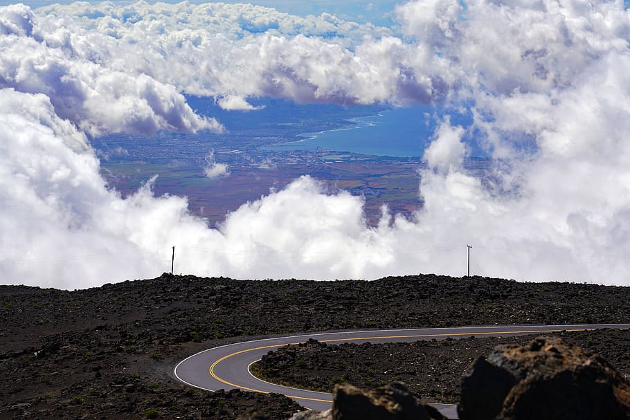 cloudscape, mountain, hawaii, cloud - sky, beauty in nature HD wallpaper