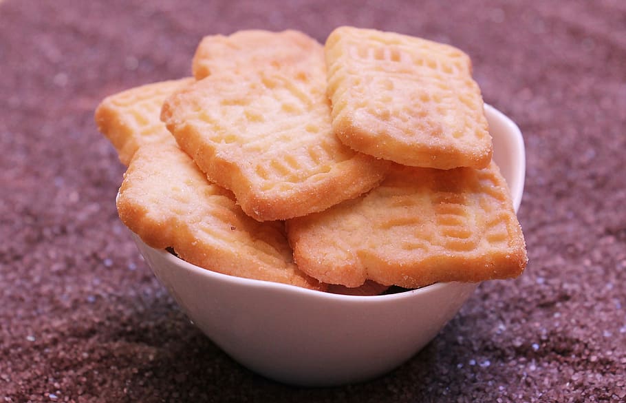 biscuit, bake, macro, baked, food, fresh, sweet, dish, nature HD wallpaper