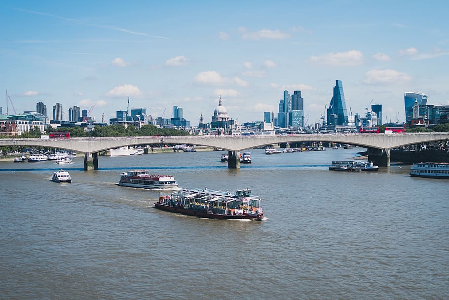 london, waterloo bridge, united kingdom, urban, city, thames, HD wallpaper