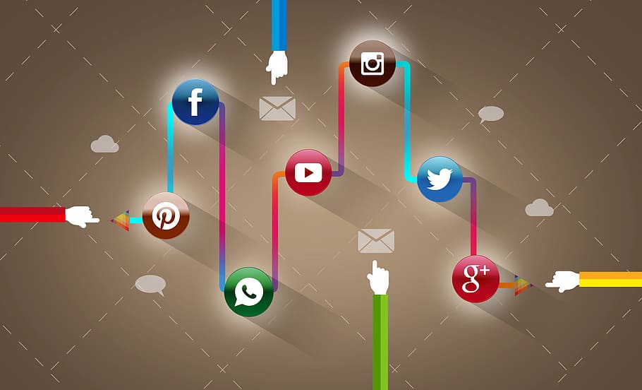 Posting On Social Media - Social Networks - Concept, computer, HD wallpaper