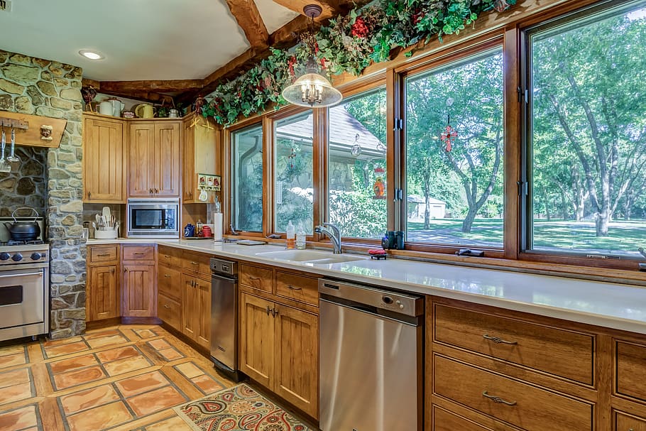 window, inside, indoors, house, room, estate, kitchen, home HD wallpaper