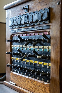 electrical device, switch, wood, amplifier, electronics, fuse HD wallpaper