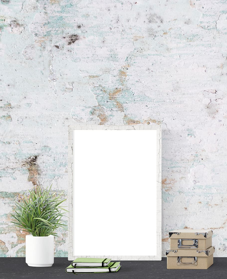 poster, mockup, wall, interior, realistic, indoors, decoration HD wallpaper
