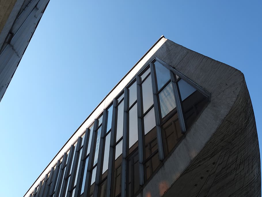 architecture, sky, built structure, low angle view, clear sky HD wallpaper