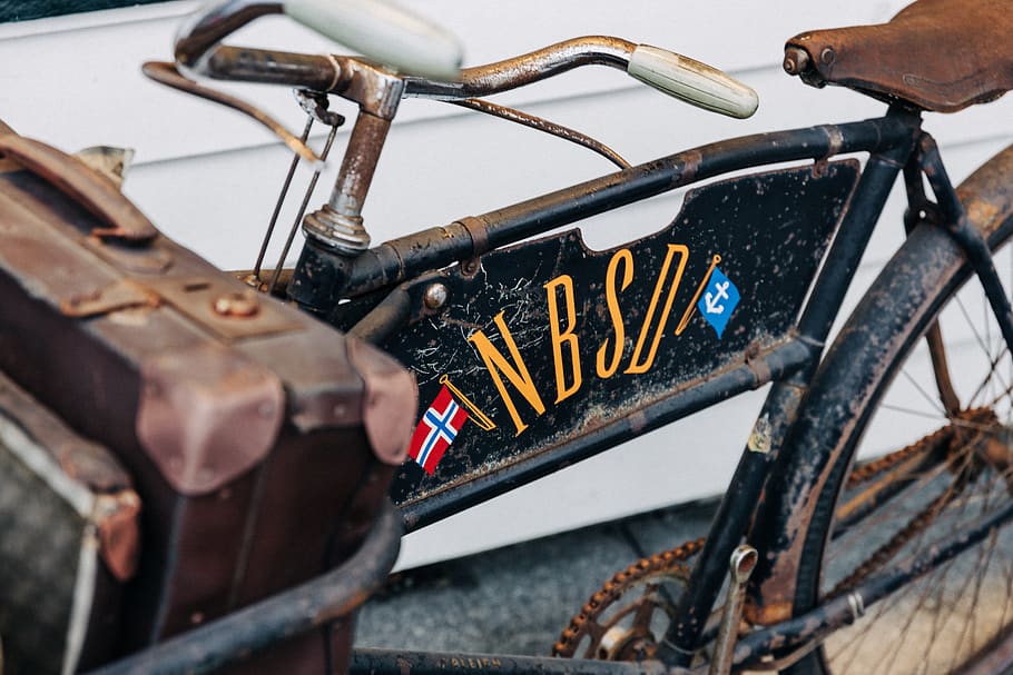 black NBSD bicycle, transportation, bike, vehicle, machine, wheel HD wallpaper