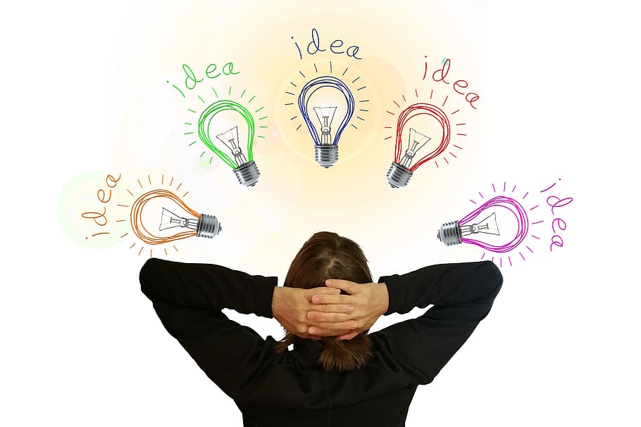 light bulb, idea, think, education, learn, knowledge, information, HD wallpaper