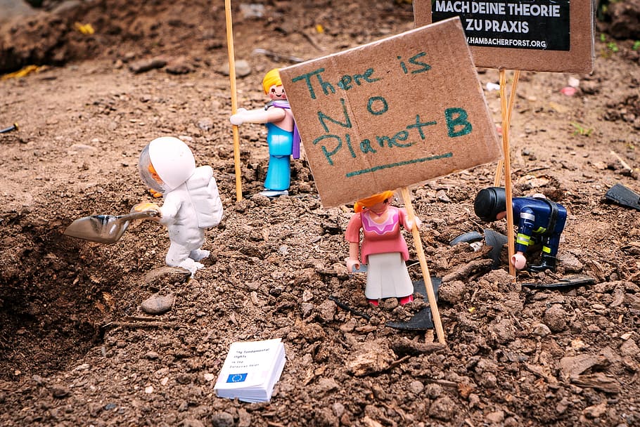 there is not planet b signage, soil, human, person, bonn, germany, HD wallpaper