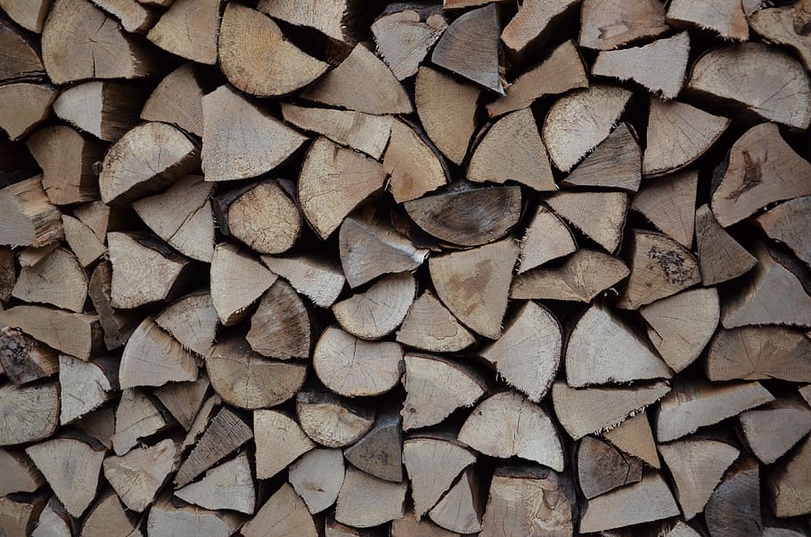 wood, stack, firewood, stacked, stacked up, holzstapel, stock HD wallpaper