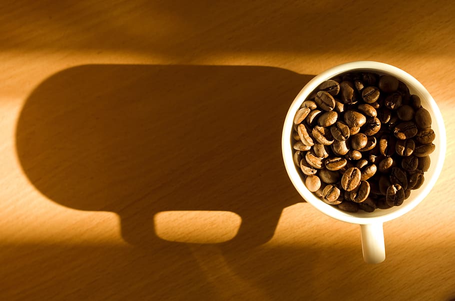 aromatic, beans, beverage, black, blank, brown, cafe, closeup HD wallpaper