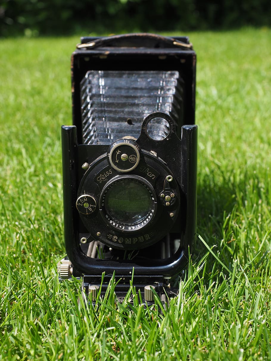 nostalgia, camera, old, compur, zeiss, lens, photography, photo camera HD wallpaper