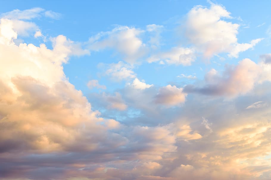 russia, krasnodar, sunset, scyscape, clouds, summer, blue, sky, HD wallpaper