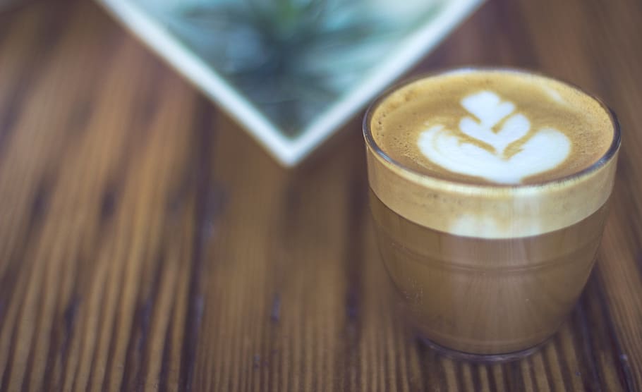 coffee, cafe, wood, hot, glass, cup, brown, art, shop, restaurant HD wallpaper
