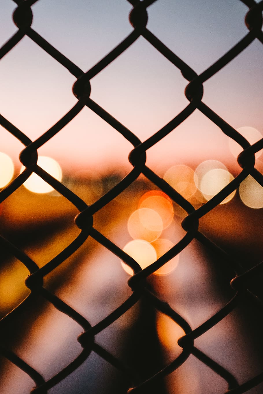 black cyclone fence, chainlink fence, security, safety, protection HD wallpaper